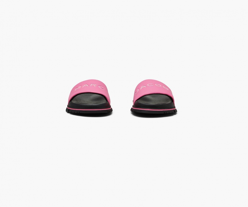 Marc Jacobs The Lær Badesandaler Sandaler Rosa | Norge_MJ64849