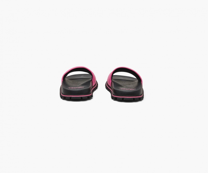 Marc Jacobs The Lær Badesandaler Sandaler Rosa | Norge_MJ64849