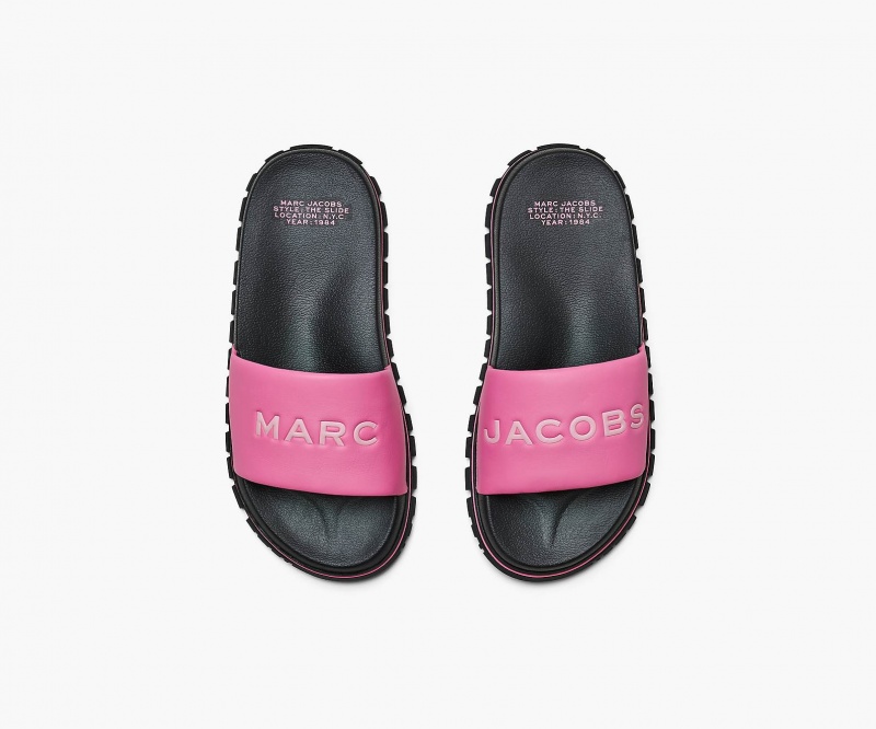 Marc Jacobs The Lær Badesandaler Sandaler Rosa | Norge_MJ64849