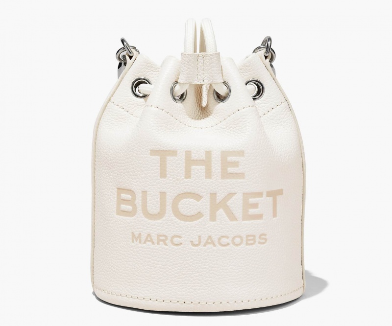 Marc Jacobs The Lær Bucket Bøtteposer Sølv | Norge_MJ46533