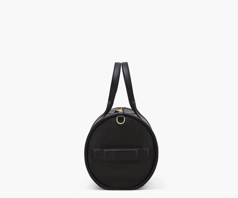 Marc Jacobs The Lær Large Duffle Skulderveske Svarte | Norge_MJ59905