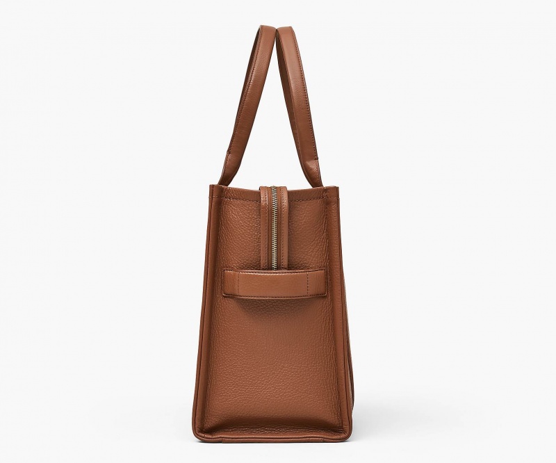 Marc Jacobs The Lær Large Tote Veske Brune | Norge_MJ16013