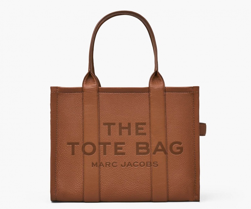 Marc Jacobs The Lær Large Tote Veske Brune | Norge_MJ16013