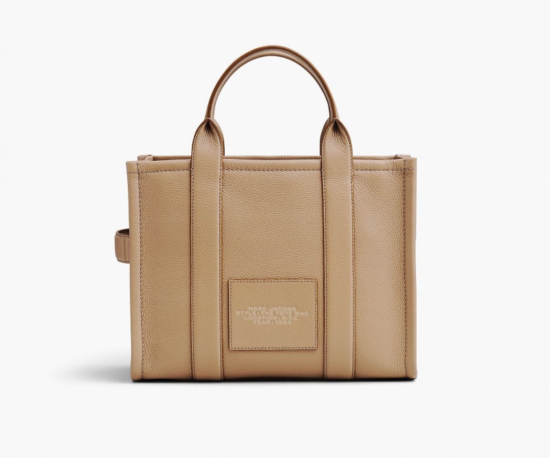 Marc Jacobs The Lær Medium Tote Veske Brune | Norge_MJ80537