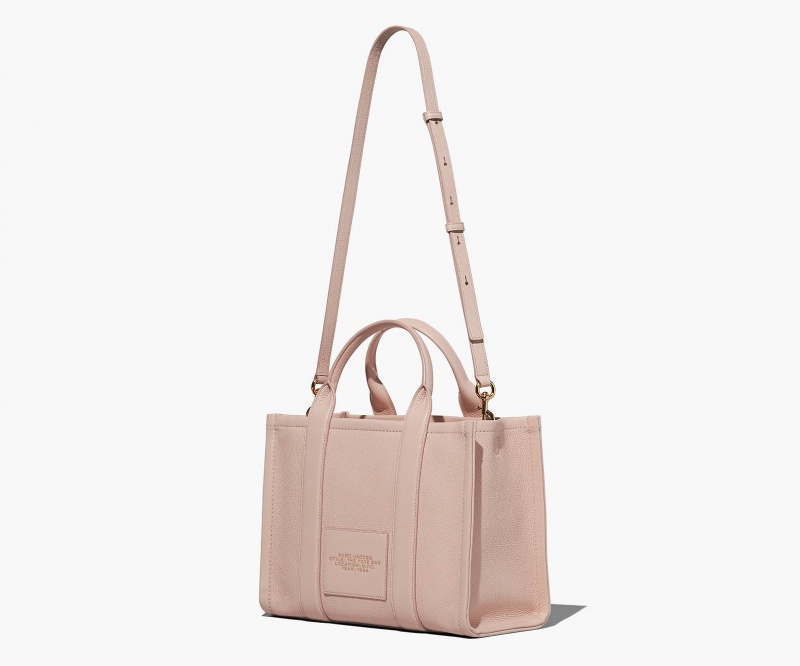 Marc Jacobs The Lær Medium Tote Veske Rosa | Norge_MJ94729