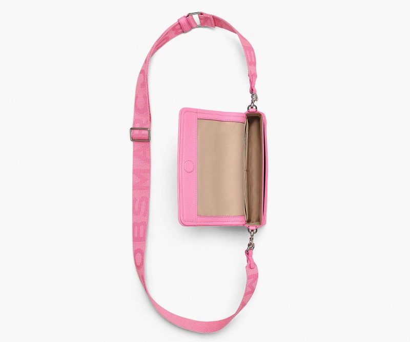 Marc Jacobs The Lær Mini Crossbody Veske Rosa | Norge_MJ47937