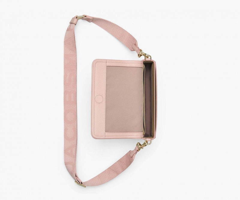 Marc Jacobs The Lær Mini Crossbody Veske Rosa | Norge_MJ14235