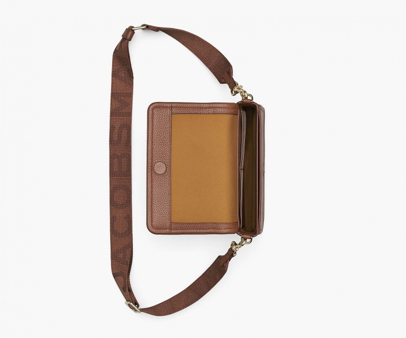 Marc Jacobs The Lær Mini Crossbody Veske Brune | Norge_MJ72521