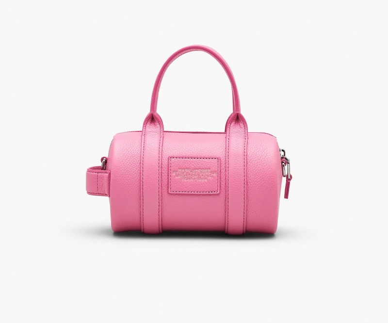 Marc Jacobs The Lær Mini Duffle Crossbody Veske Rosa | Norge_MJ20537