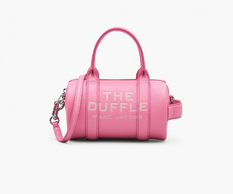 Marc Jacobs The Lær Mini Duffle Crossbody Veske Rosa | Norge_MJ20537