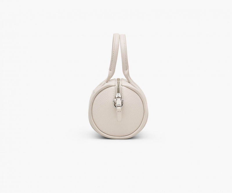 Marc Jacobs The Lær Mini Duffle Crossbody Veske Sølv | Norge_MJ39466