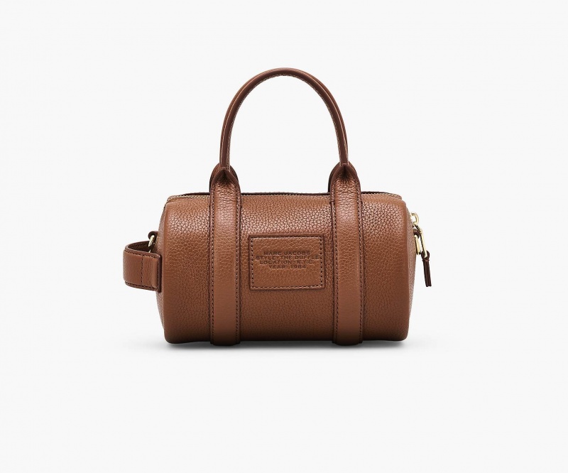 Marc Jacobs The Lær Mini Duffle Crossbody Veske Brune | Norge_MJ43722