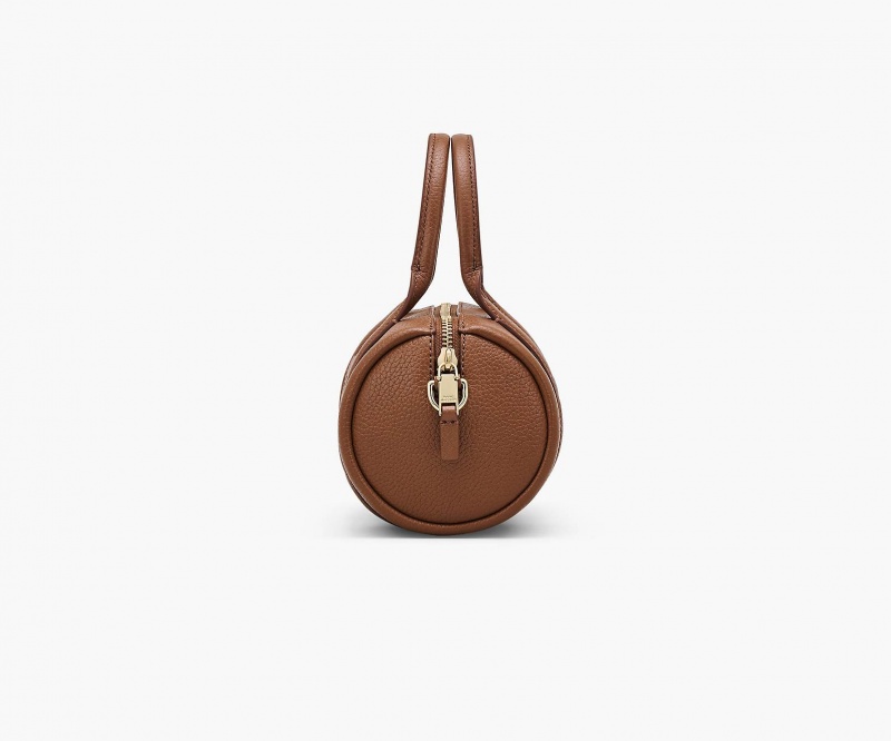 Marc Jacobs The Lær Mini Duffle Crossbody Veske Brune | Norge_MJ43722