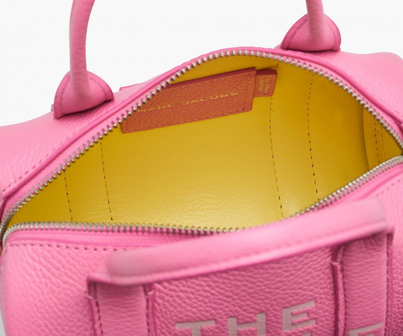 Marc Jacobs The Lær Mini Duffle Mini Vesker Rosa | Norge_MJ53058