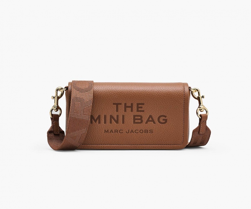 Marc Jacobs The Lær Mini Lommebok Brune | Norge_MJ70888