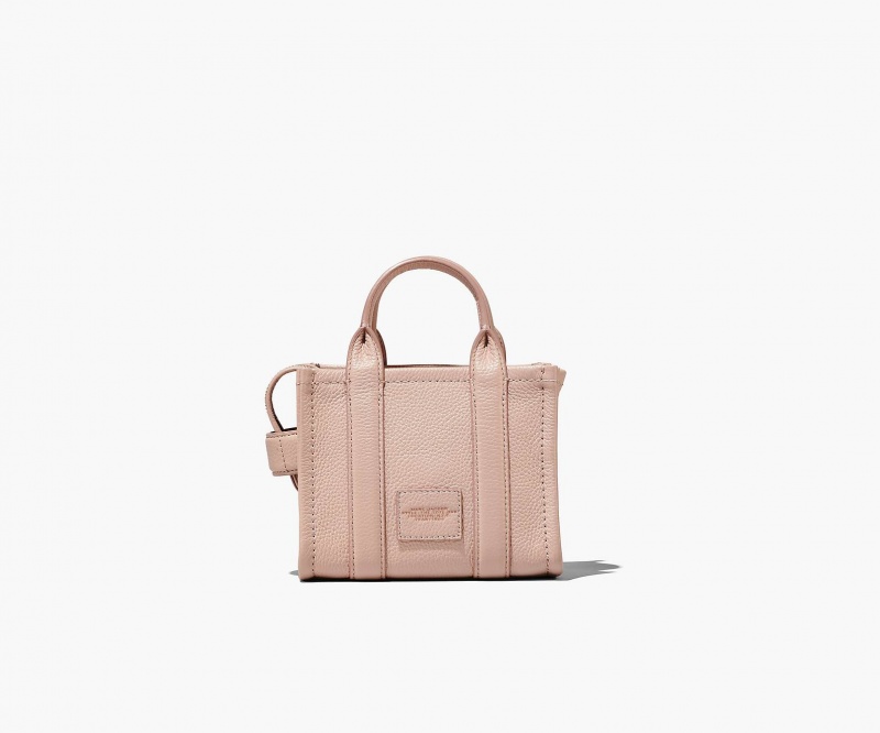 Marc Jacobs The Lær Mini Tote Crossbody Veske Rosa | Norge_MJ27066