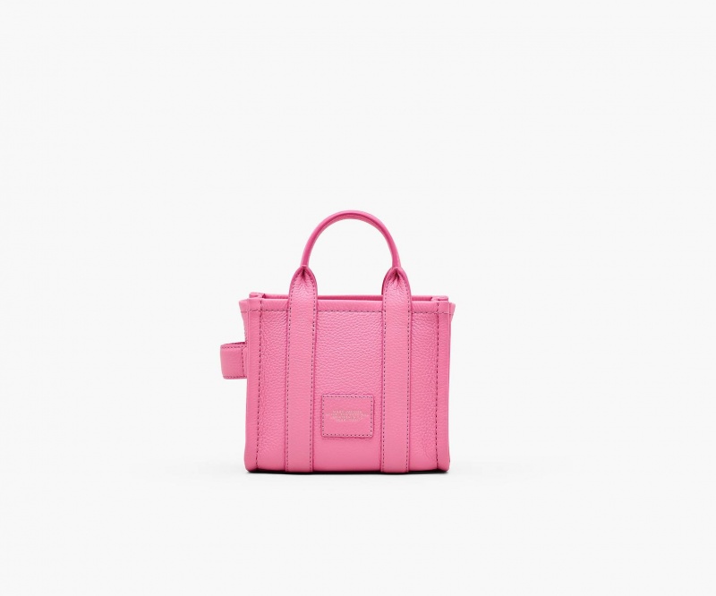 Marc Jacobs The Lær Mini Tote Crossbody Veske Rosa | Norge_MJ37577