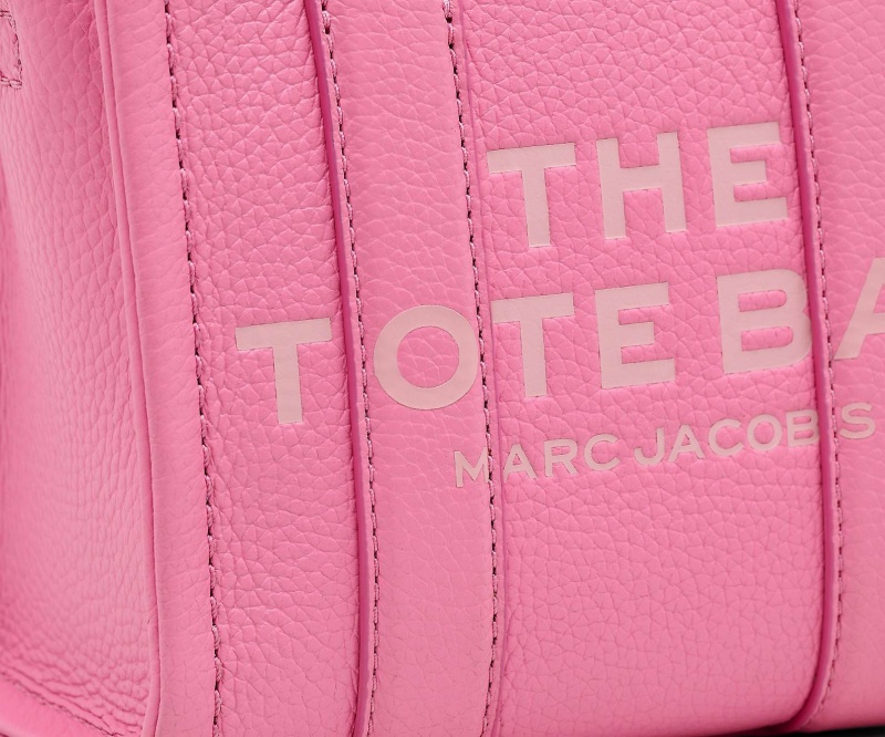 Marc Jacobs The Lær Mini Tote Crossbody Veske Rosa | Norge_MJ37577