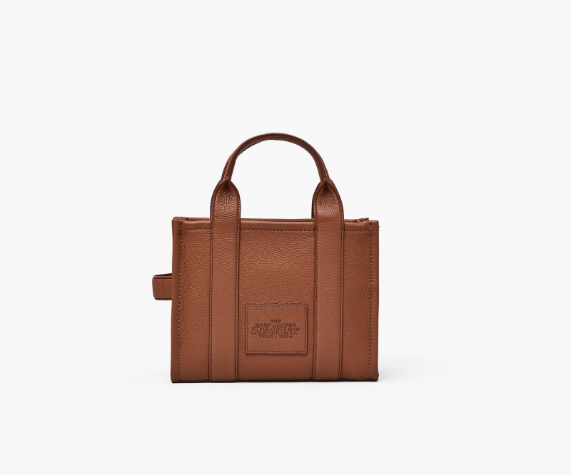 Marc Jacobs The Lær Small Tote Veske Brune | Norge_MJ88628