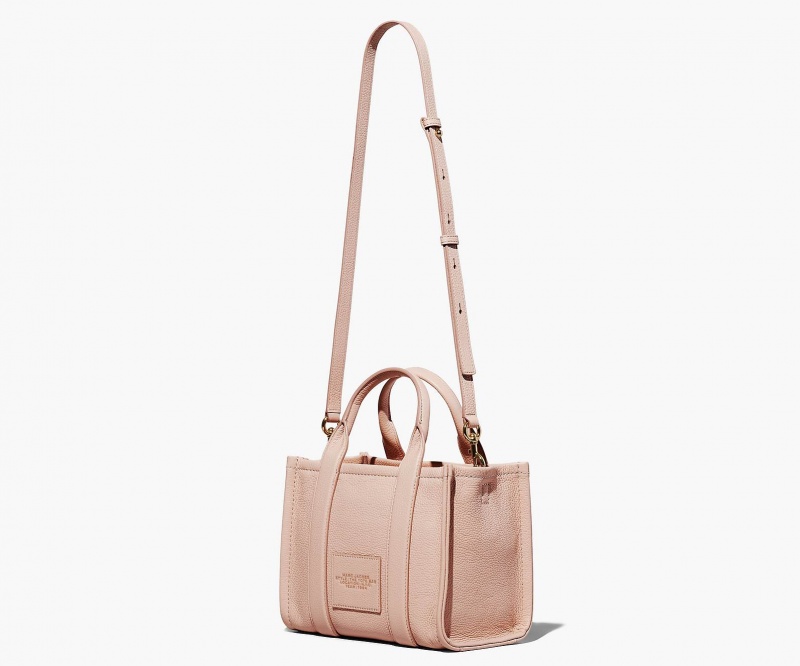 Marc Jacobs The Lær Small Tote Veske Rosa | Norge_MJ47357