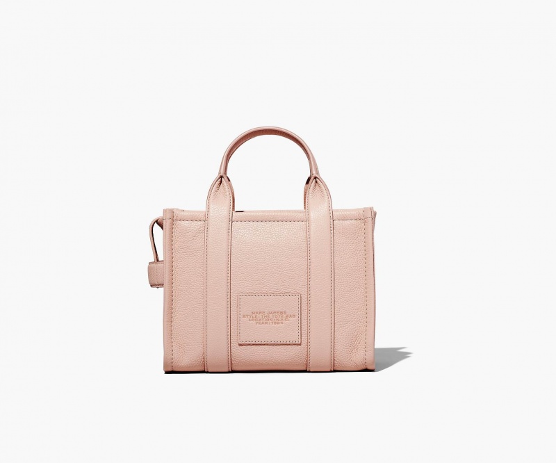 Marc Jacobs The Lær Small Tote Veske Rosa | Norge_MJ47357