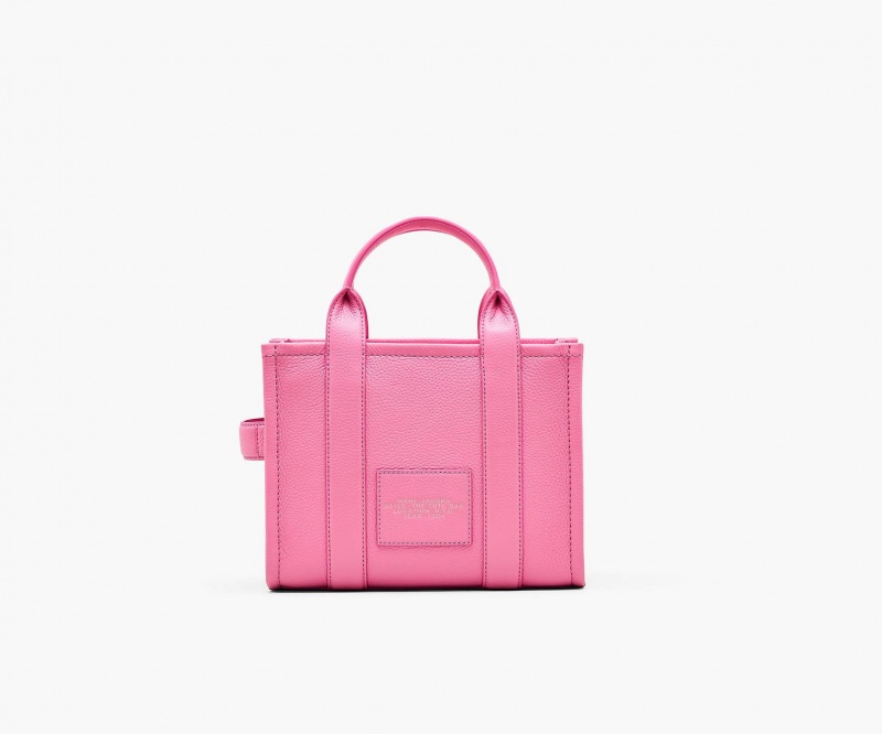 Marc Jacobs The Lær Small Tote Veske Rosa | Norge_MJ75698