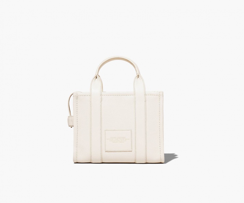 Marc Jacobs The Lær Small Tote Veske Sølv | Norge_MJ46706