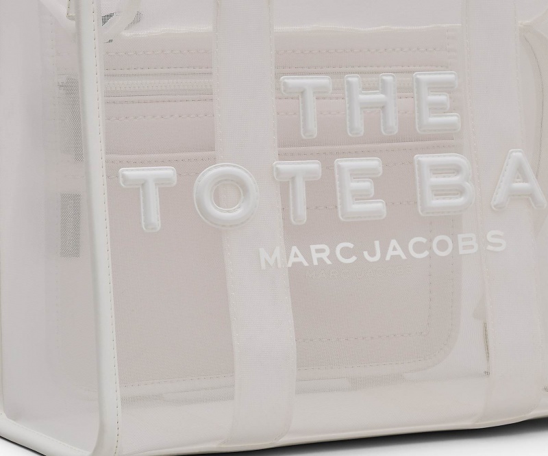 Marc Jacobs The Mesh Medium Tote Veske Hvite | Norge_MJ57880