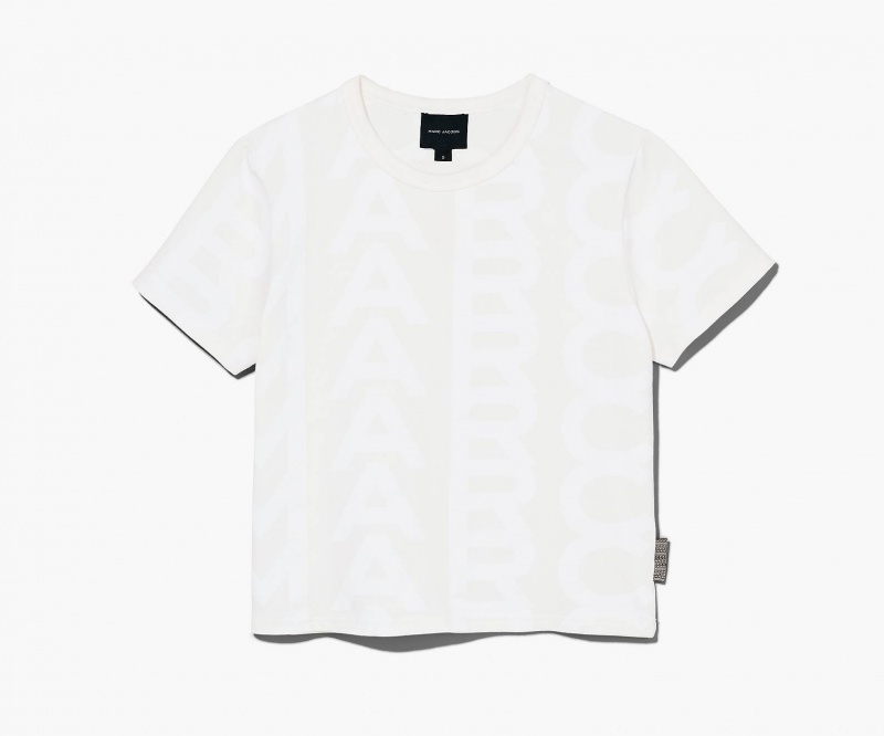 Marc Jacobs The Monogram Baby T-skjorte Hvite | Norge_MJ93178