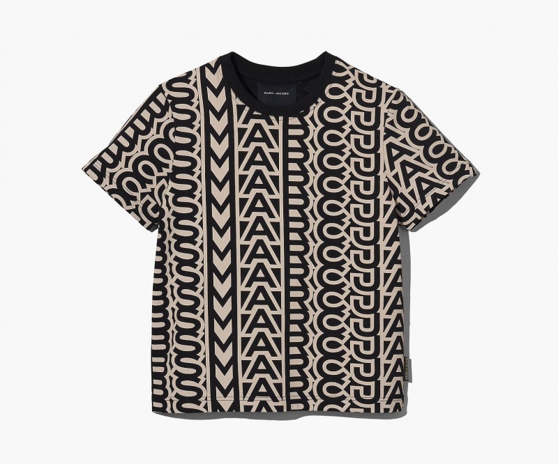 Marc Jacobs The Monogram Baby T-skjorte Svarte Hvite | Norge_MJ70465