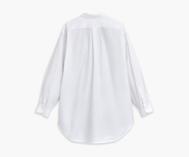 Marc Jacobs The Monogram Big Shirt Topper Hvite | Norge_MJ75626