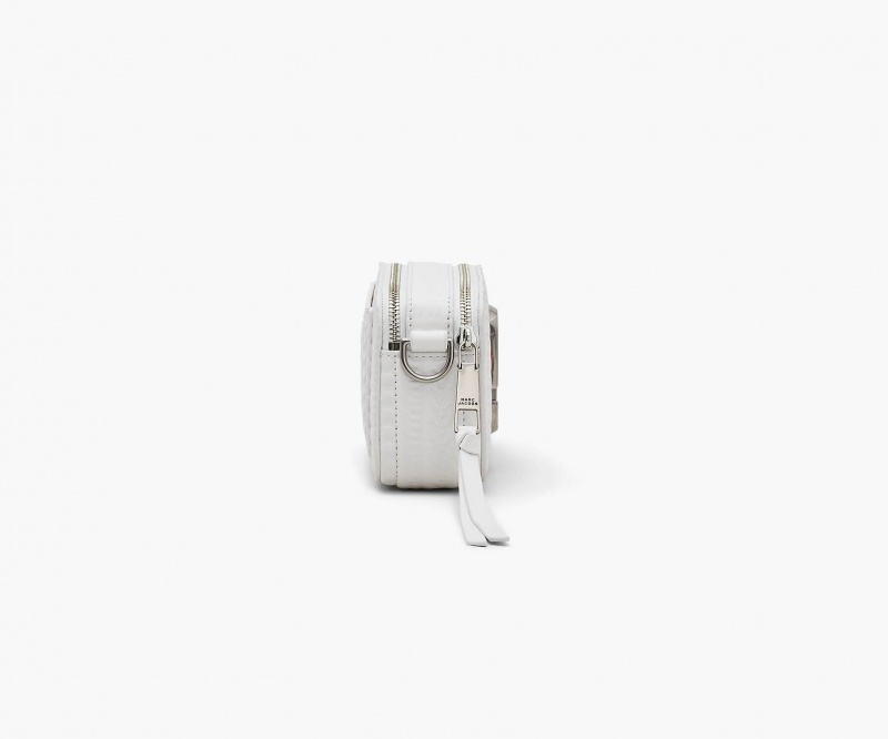 Marc Jacobs The Monogram Debossed Snapshot Crossbody Veske Hvite | Norge_MJ97912