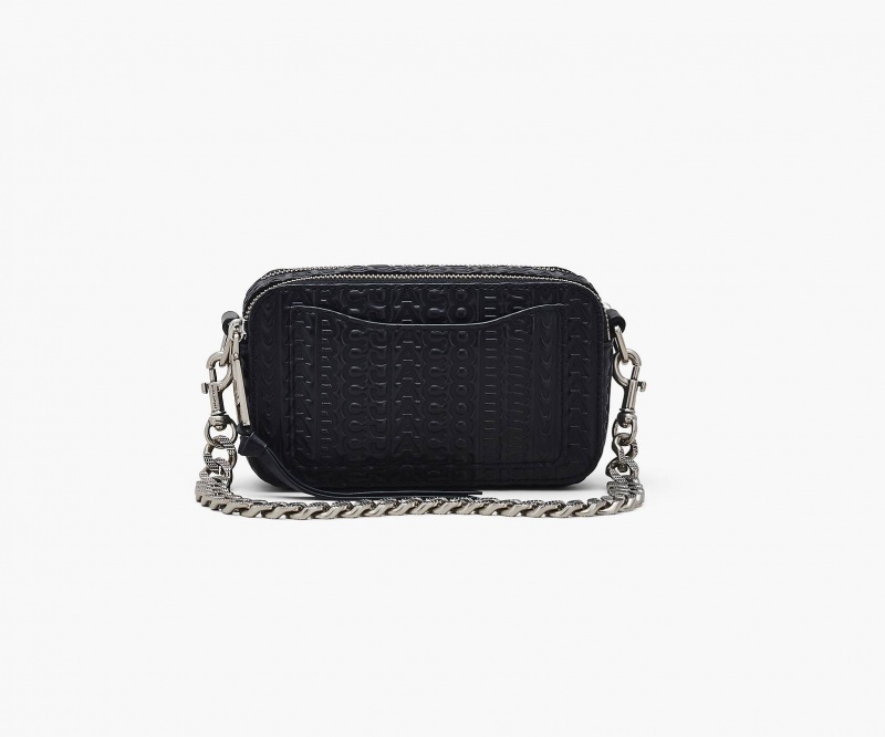 Marc Jacobs The Monogram Debossed Snapshot Crossbody Veske Svarte | Norge_MJ87530