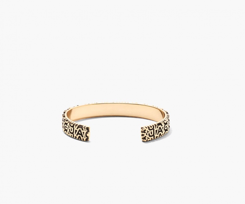 Marc Jacobs The Monogram Engraved Armbånder Gull | Norge_MJ14374