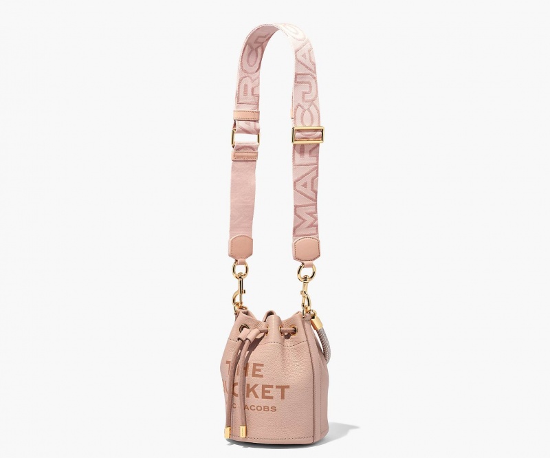 Marc Jacobs The Outline Logo Webbing Veskestropp Rosa Multicolor | Norge_MJ90330