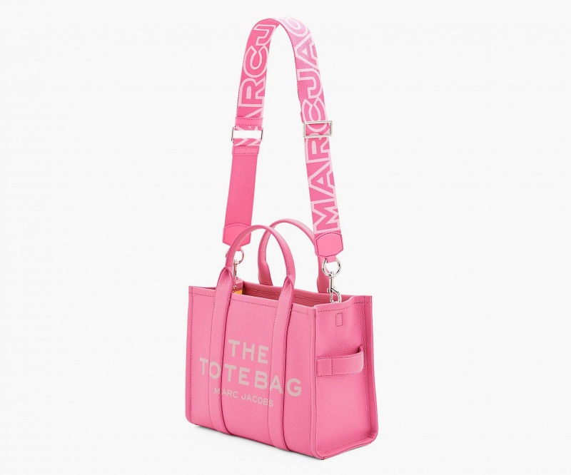 Marc Jacobs The Outline Logo Webbing Veskestropp Rosa | Norge_MJ59616