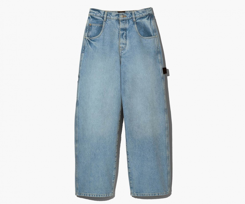 Marc Jacobs The Oversized Carpenter Jean Bukse Oransje Blå | Norge_MJ96483