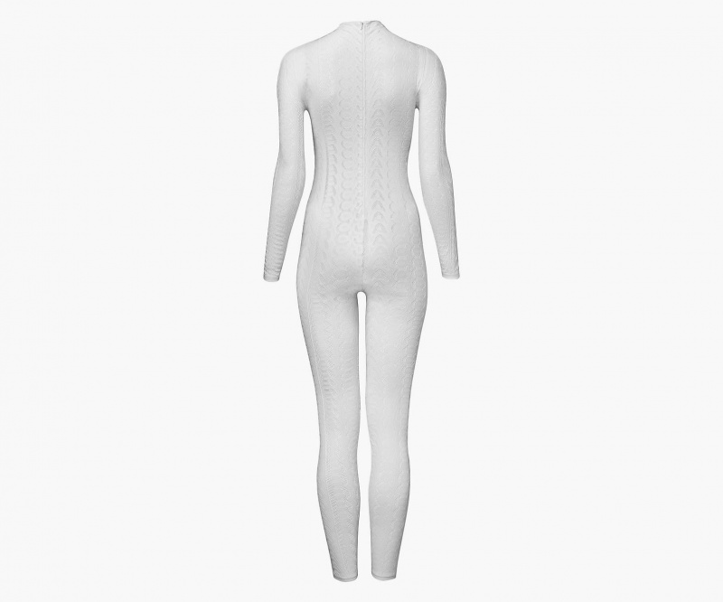 Marc Jacobs The Seamless Catsuit Kjole Hvite | Norge_MJ14980