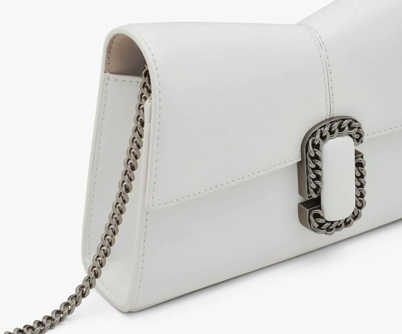 Marc Jacobs The St. Marc Chain Crossbody Veske Hvite | Norge_MJ76807