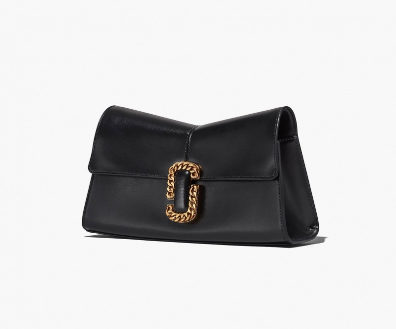 Marc Jacobs The St. Marc Convertible Clutch Skulderveske Svarte | Norge_MJ34934