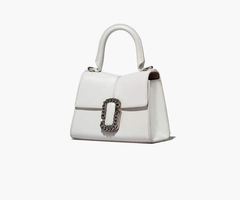 Marc Jacobs The St. Marc Mini Top Handle Mini Vesker Hvite | Norge_MJ65022