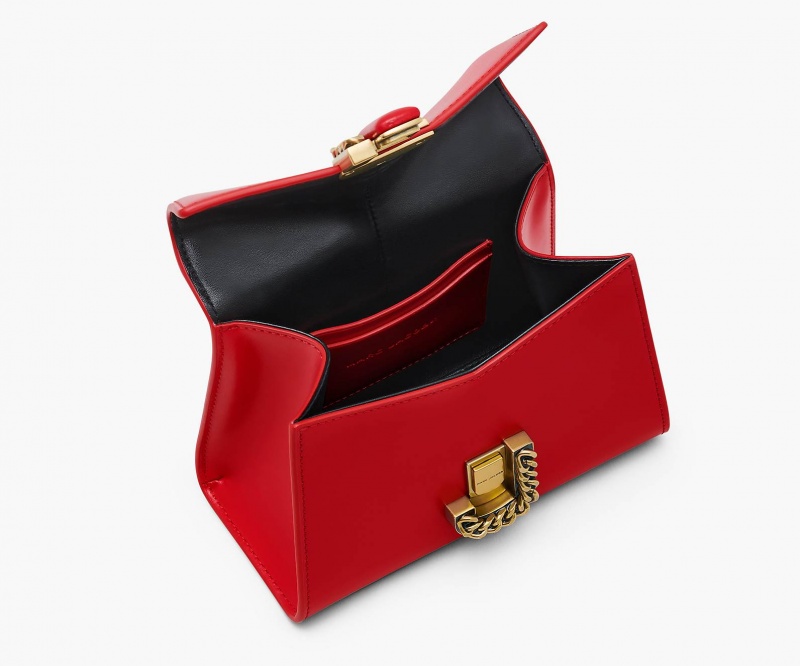 Marc Jacobs The St. Marc Mini Top Handle Mini Vesker Rød | Norge_MJ40915