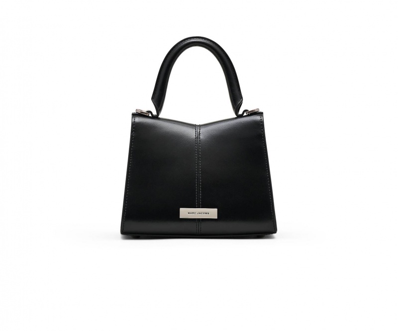 Marc Jacobs The St. Marc Mini Top Handle Mini Vesker Svarte Sølv | Norge_MJ69293