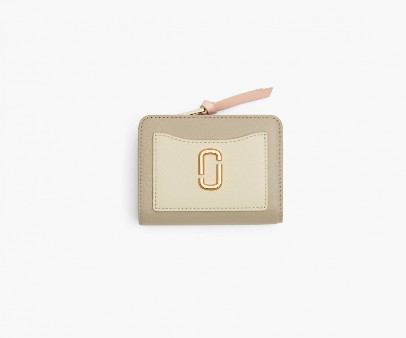 Marc Jacobs The Utility Snapshot Mini Compact Lommebok Khaki Multicolor | Norge_MJ64706