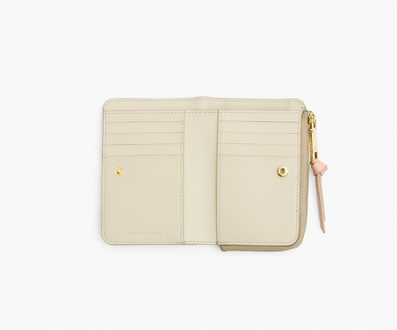 Marc Jacobs The Utility Snapshot Slim Bifold Lommebok Khaki Multicolor | Norge_MJ50845